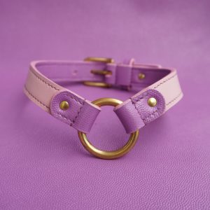 Two-Tone Choker Pink-Purple