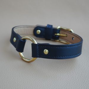 Simple Choker Black and Gold