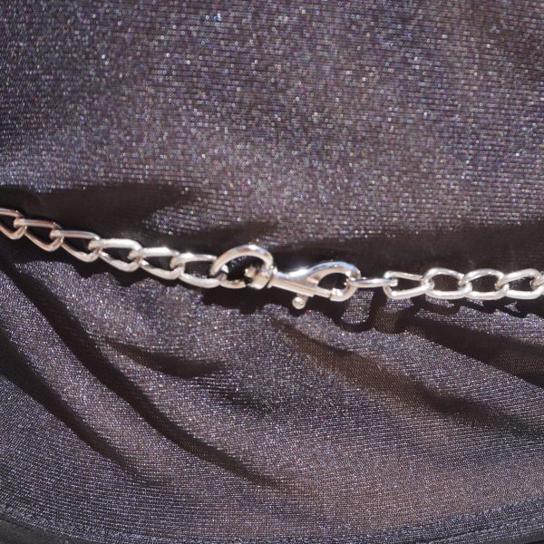 Chain Harness Silver Closeup Back