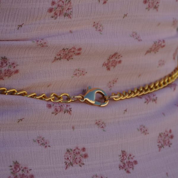 Chain Harness Gold Closeup